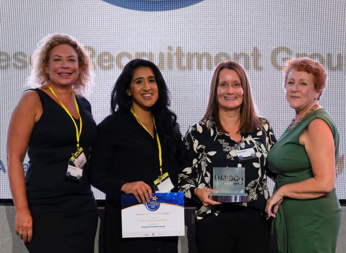 Gleeson Recruitment Group, Winner of 'APSCo UK Embrace Award 2022'
