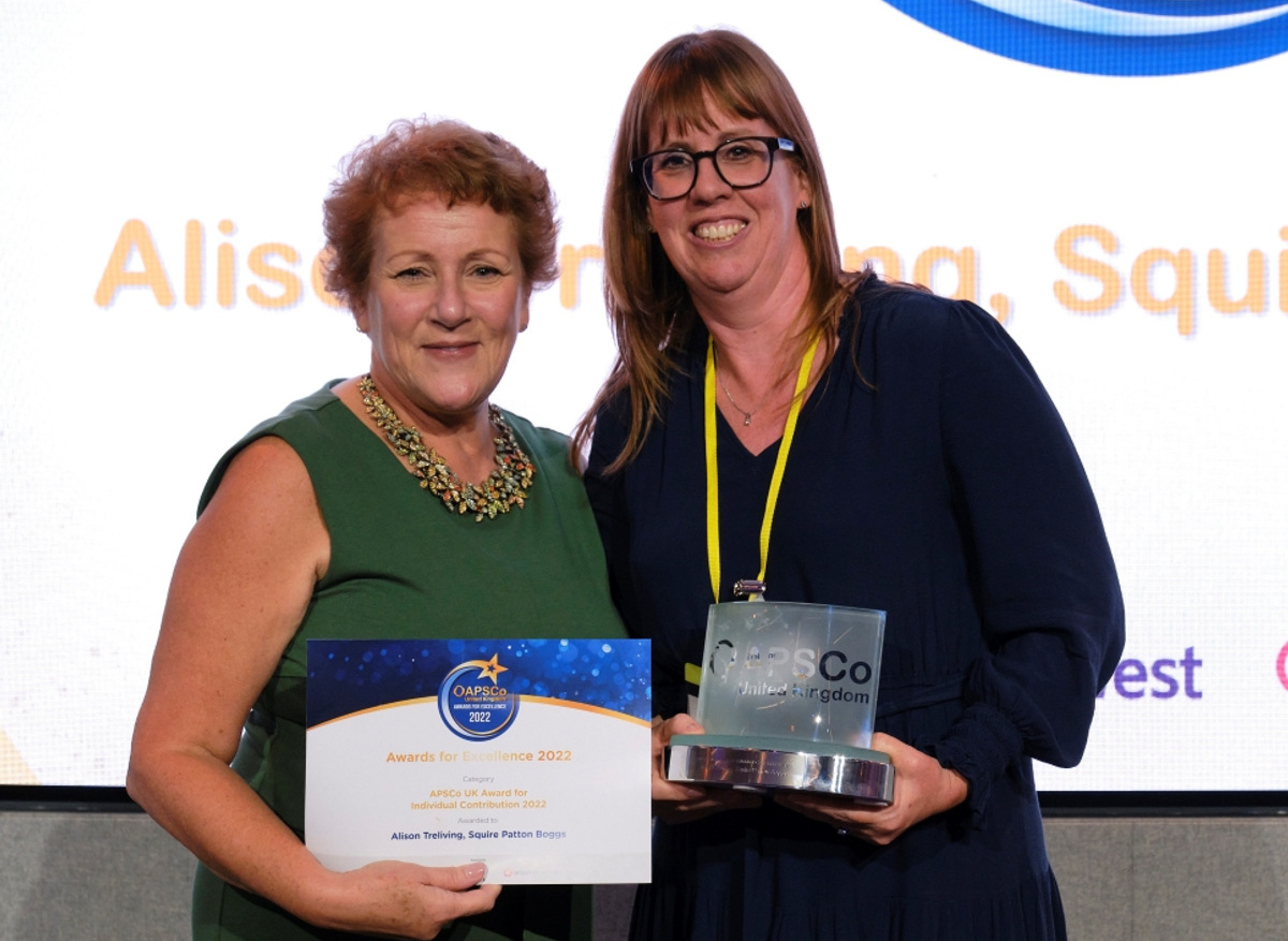 Alison Treliving, Winner of 'APSCo UK Award for Individual Contribution 2022'